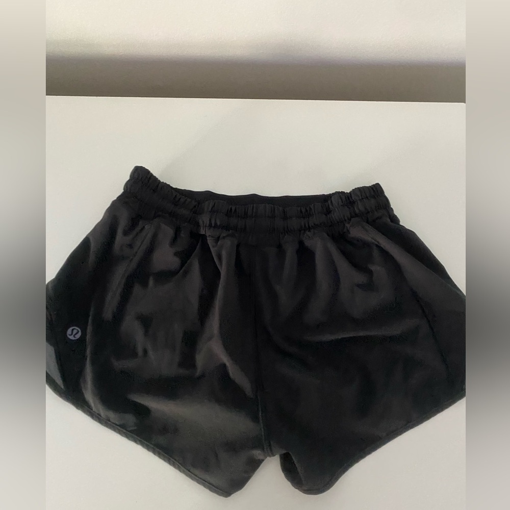 COPY - Lululemon Black Hotty Hot Shorts (size 2)
